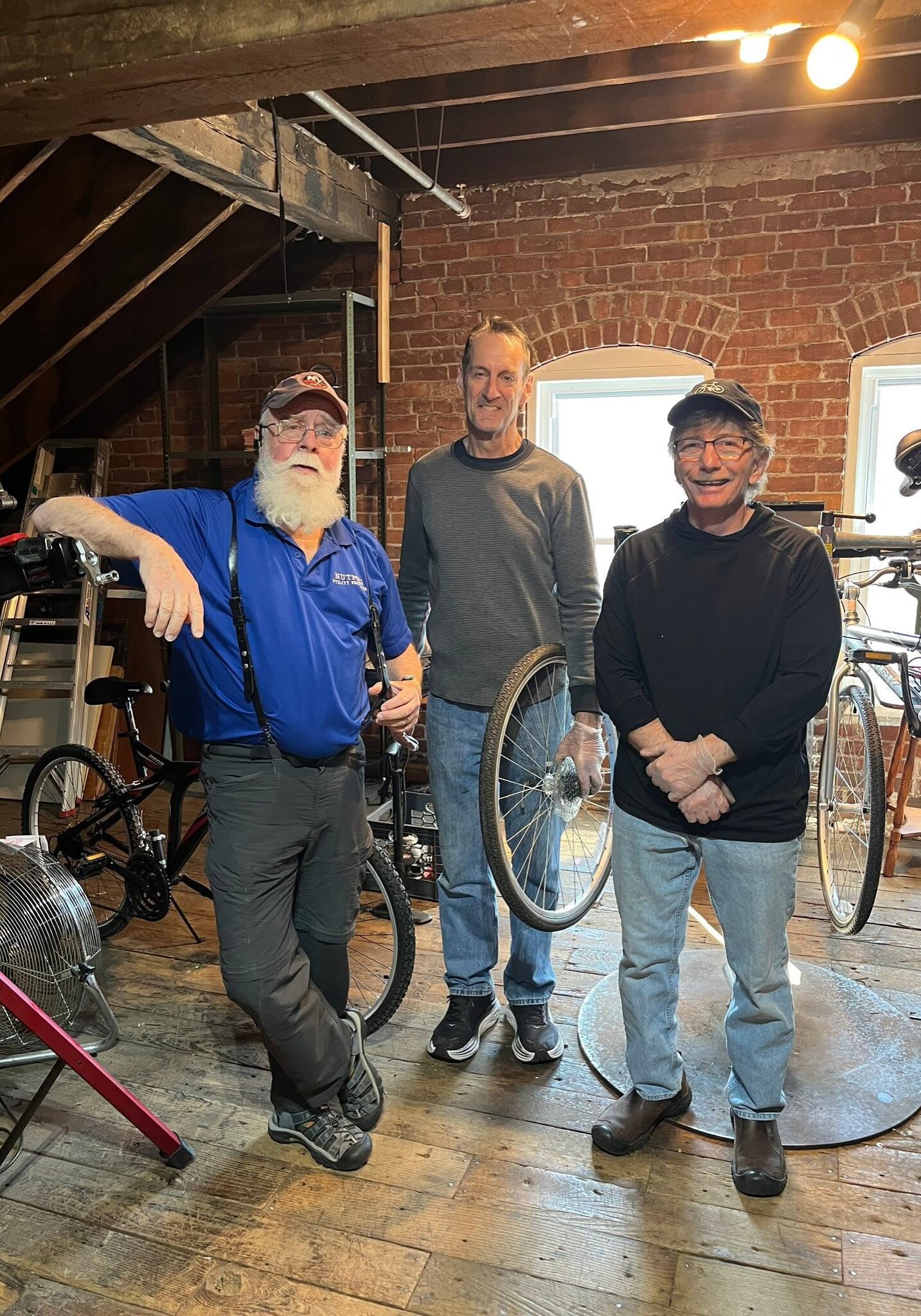 Mark-Dave-Steve bike shop